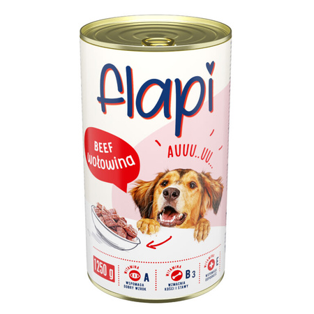 MOKRA KARMA DLA PSA Z WOŁOWINĄ W SOSIE PEŁNOPORCJOWA 1250g