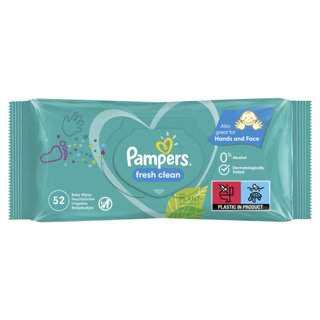 PAMPERS FRESH CLEAN Chusteczki naw. 15x80