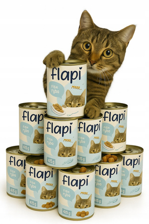 MOKRA KARMA DLA KOTA Z RYBĄ W SOSIE PEŁNOPORCJOWA 415g