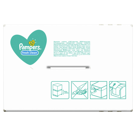 PAMPERS FRESH CLEAN Chusteczki naw. 15x80