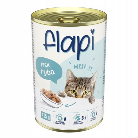 MOKRA KARMA DLA KOTA Z RYBĄ W SOSIE PEŁNOPORCJOWA 415g