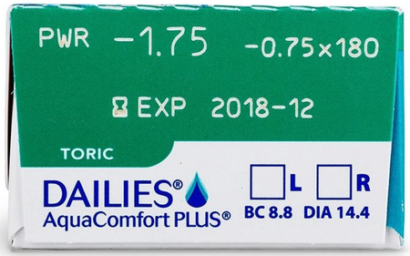 Dailies AquaComfort Plus Toric, 30 Stück
