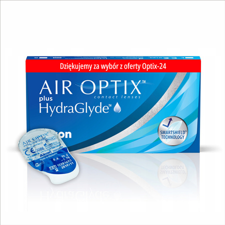 Air Optix plus HydraGlyde Monatslinsen, 6 Stück
