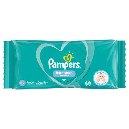 PAMPERS FRESH CLEAN Chusteczki naw. 15x80