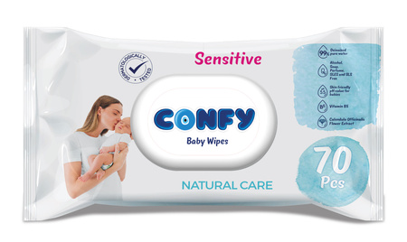 CONFY wet wipes, 70 pieces