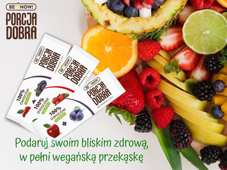 MIX przekąski owocowe Porcja Dobra 3 rodzaje x 8