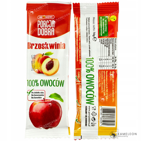 PORCJA DOBRA MIX przekąski owocowe 6 listków x5szt