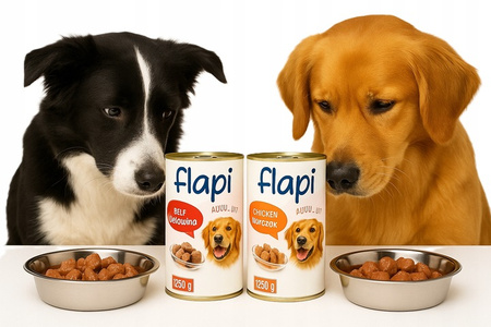 MOKRA KARMA DLA PSA Z WOŁOWINĄ W SOSIE PEŁNOPORCJOWA 1250g