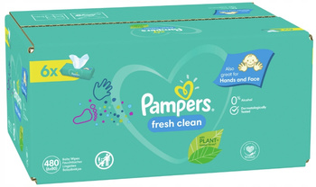 PAMPERS FRESH CLEAN Chusteczki naw. 15x80