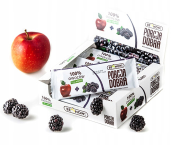 Jabłkowo-jeżynowa przekąska Porcja Dobra 16gx24szt